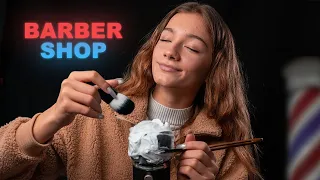 ASMR - BARBER SHOP ROLE PLAY!