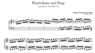JS Bach: Prelude and Fugue in A Minor BWV 551 - Marie-Claire Alain, 1958 - MHS 748