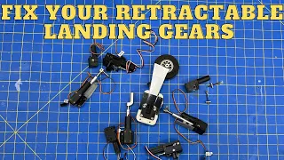 How to fix retractable landing gear on RC plane