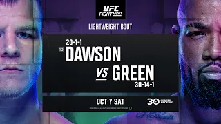 'UFC Fight Night 229: Dawson vs. Green' official weigh-ins, faceoffs live video with John Morgan