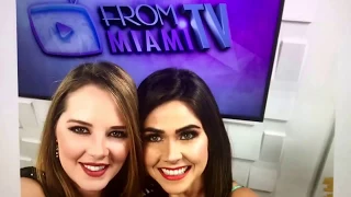 Karina braun invitada en From Miami TV