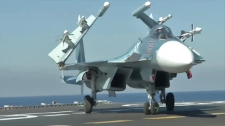 Подготовка авиации ТАвКР «Адмирал Кузнецов» к нанесению ударов по объектам террористов в Сирии 1