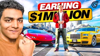 $0 To $1 Million In GTA 5 RP | GTA 5 Grand RP $1 Million In 7 Days Challenge | Day #1