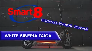 Электросамокат WHITE SIBERIA TAIGA, обзор - smart8.by