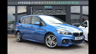 2018 18 BMW 2 SERIES 2.0 220D M SPORT GRAN TOURER 5D 188 BHP GU18EHF