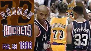 Dennis Rodman Last Game vs. Barkley & Pippen