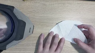 Делаем фильтр N2 для капельной кофеварки из бумажного полотенца