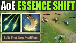 7.20 Permanent Agility Steal [AoE Essence Shift + Split Shot] LVL 25 Talent | Dota 2 Ability Draft