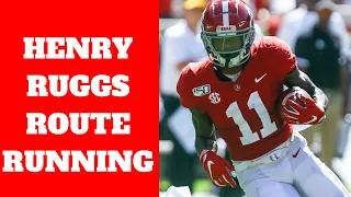 Henry Ruggs (Alabama WR) Route Running Breakdown