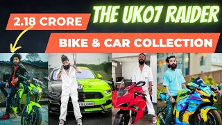 The uk07 rider YouTube Journey Story And Bike's || & Car collection Total Price 😱🤯.