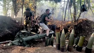 Ukraine - XX.08.2023. 105mm Howitzer L119 In Service With 46th Brigade. Zaporizhzhia Direction.