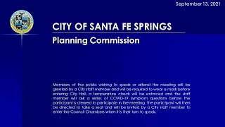 9-13-21 Planning Commission Meeting