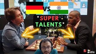 Germany vs India - Super Talent Vincent Keymer takes on Arjun Erigaisi