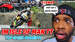 AMERICAN FIRST TIME SEEING | Isle of Man TT TOP SPEED MOMENTS