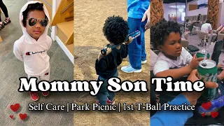 Mommy Son Date : Pedicure With My Toddler + Little Debbie Park + 1st T-Ball Practice !