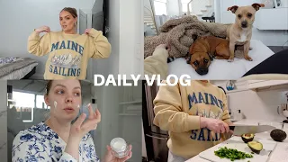 DAILY VLOG: New Dog, Abercrombie Haul, Nighttime Skincare Routine, Guacamole Recipe - Day in My Life