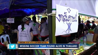 Soccer team found alive after 9 days trapped in cave in Thailand