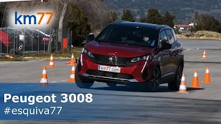 Peugeot 3008 2021 - Maniobra de esquiva y eslalon | km77.com