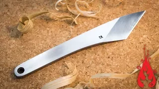 Blacksmithing - Making a kiridashi style knife