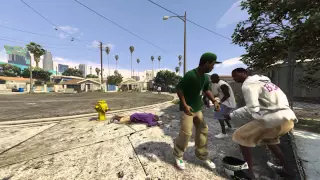 GTA 5 Lamar in director mode Ps4