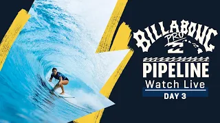 WATCH LIVE Billabong Pro Pipeline 2023 - Day 3