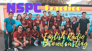 English Radio Broadcasting Western Visayas (NSPC) 2019 Practice