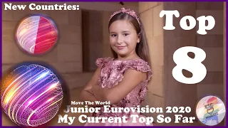 Junior Eurovision 2020 - My Top 8 - [So Far] - [Pinned Opinions]