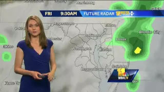 Clouds, sun and isolated thunderstorms late Thursday