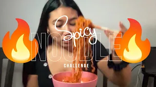 Spicy noodle challenge