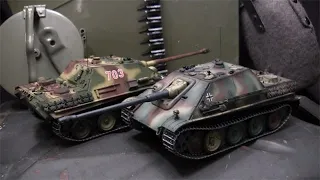 1/35th scale Italeri jagdpanther Tank Destroyer double feature!