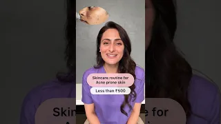 Rs500 skin care routine , oily skin | dermatologist recommends