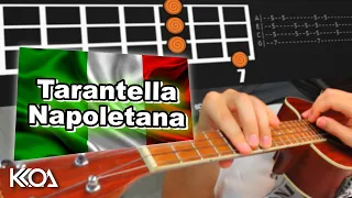 THE Italian Song - TARANTELLA NAPOLETANA Easy Ukulele Tutorial