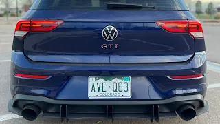 2022 VW GTI full Catback exhaust! “Back fire” POV!