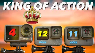 GoPro Hero12 vs DJI Action 4 vs Hero 11: The BEST Action Camera