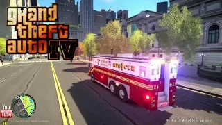 GTA IV - FDLC/FDNY - 12th day with the fire department! (Rescue 1) i7 5820K GTX 980