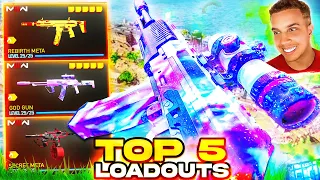 TOP 5 NEW META LOADOUTS in Rebirth Island After Update! (Best Class Setups)