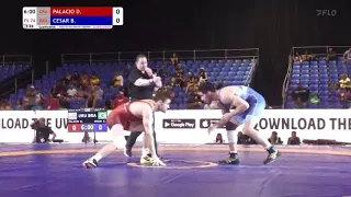 Qual Rd. -  74kg: Dylan PALACIO (URU) v. Cesar ALVAN (BRA) | 2024 Pan-American Olympic Qualifier