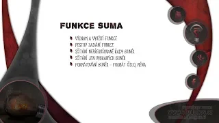 Funkce SUMA v Excelu