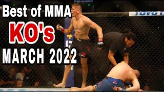 MMAs Best Knockouts of the March 2022 HD  Part 1 🔥