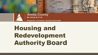 Housing and Redevelopment Authority Board Meeting, October 24, 2023