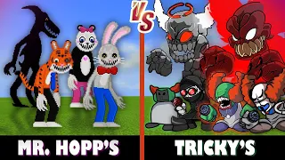 Mr. Hopp's vs. Team Tricky Friday Night Funkin' | Minecraft (WHO'S STRONGER!?)