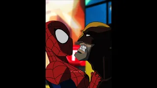 Человек-Паук встретил Росомаху 😳🤩#marvel #avengers #spiderman #shorts