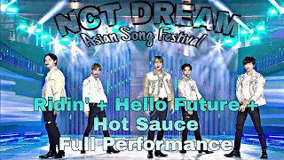 [ Nct Dream ] Ridin' + Hello Future + Hot Sauce @Asian Song Festival 2021 , Full Performance