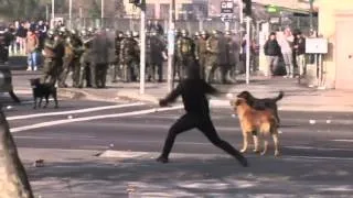 Chile: students clash with police over education