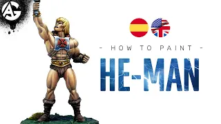 How to paint HE-MAN 🗡 / Como pintar HE-MAN 🗡 - Master of the Universe