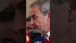 Zapatero no ha hablado con Sánchez y asegura estar "tranquilo" ante lo que pueda pasar.