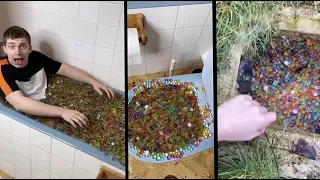 YouTuber Destroys His Neighbourhood With Orbeez