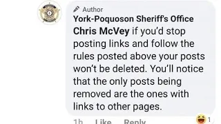 York-Poquoson Sheriff Major Ron Montgomery 'Apologizes' For Violating My First Amendment