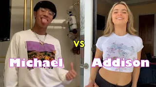 Addison Rae 🍑 vs Michael Le 🍆💦 - TikTok Dance Night