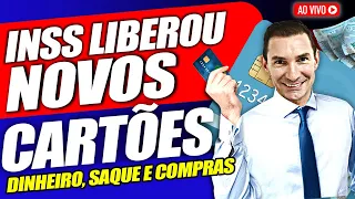 INSS LIBEROU NOVOS CARTÕES! DATA de PAGAMENTO - DINHEIRO, SAQUE e COMPRAS